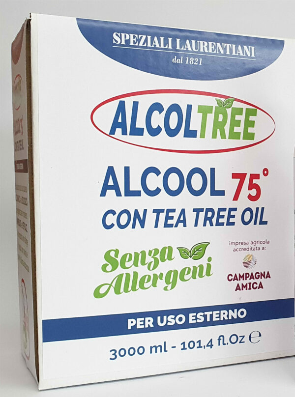 ALCOLTREE soluzione alcolica 75°con tea tree oil - Soluzione 3l